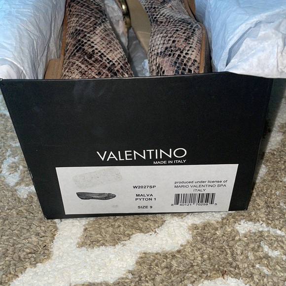 Valentino Snake Skin Ballet Flats - Picture 12 of 15